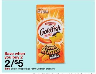 Target Select pepperidge farm goldfish crackers offer