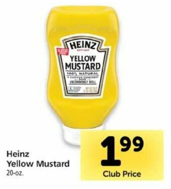 Safeway Heinz Yellow Mustard 20 oz offer