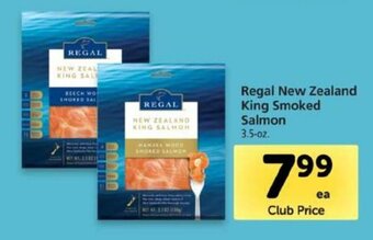 Safeway Regal New Zealand King Smoked Salmon 3.5 oz offer