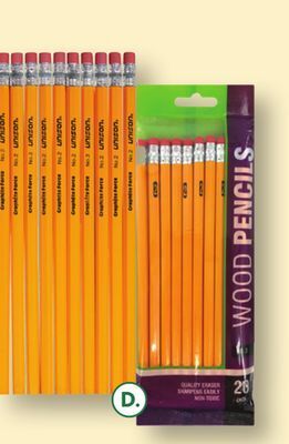 Family Dollar #2 wood pencils offer