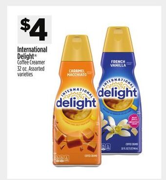 Dollar General International delight® coffee creamer offer