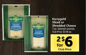 Safeway Kerrygold Sliced Or Shredded Cheese 7 oz offer