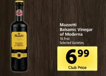 Safeway Mazzetti Balsamic Vinegar Of Moderna 16.9 oz offer