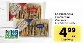 Safeway La Panzanella Croccantini Crackers 6 oz offer