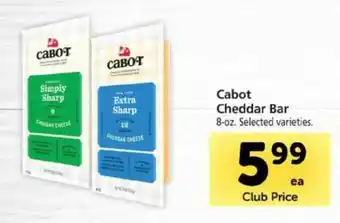 Safeway Cabot Cheddar Bar 8 oz offer