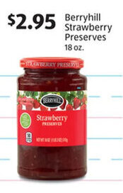 Aldi Berryhill Strawberry Preserves 18 oz. offer