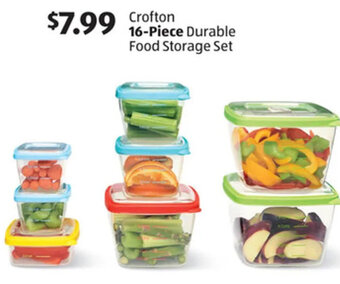 Aldi Crofton 16-Piece Durable Food Storage Set offer