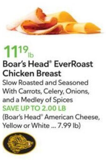 Publix Boar's Head EverRoast Chicken Breast offer