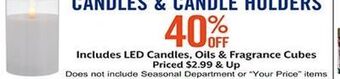 Hobby Lobby Candles & candle holders offer