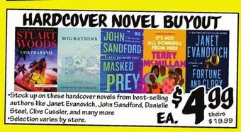 Ollie's Hardcover novel buyout offer