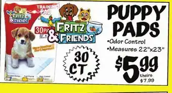 Ollie's Puppy pads offer