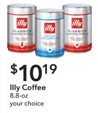 Publix Illy Coffee 8.8-oz offer
