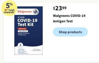 Walgreens Walgreens covid-19 antigen test offer