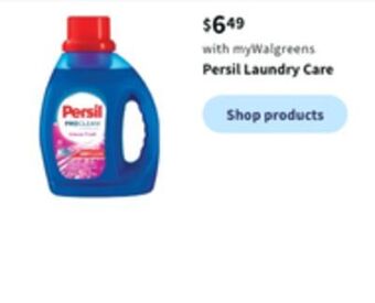 Walgreens Persil laundry care offer