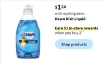 Walgreens Dawn dish liquid offer