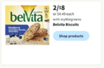 Walgreens Belvita biscuits offer