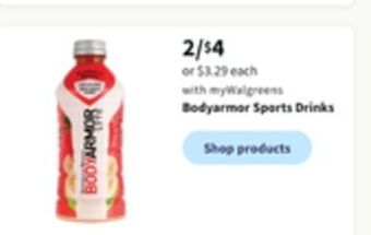 Walgreens Bodyarmor sports drinks offer
