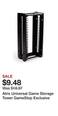 Game Stop Atrix universal game storage tower gamestop exclusive offer