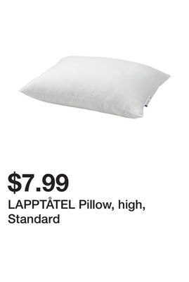 Ikea Lapptåtel pillow, high, standard offer