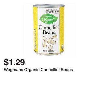 Wegmans Wegmans organic cannellini beans offer