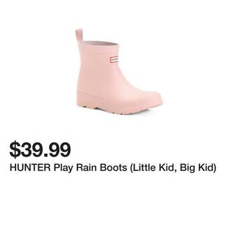 Marshalls Hunter play rain boots (little kid, big kid) offer