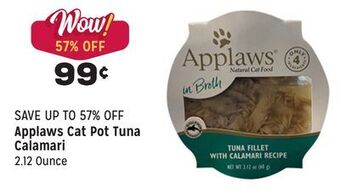 Grocery Outlet Cat pot tuna calamari offer