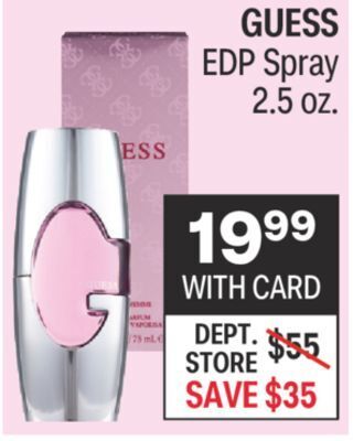 CVS Guess edp spray 2.5 oz. offer
