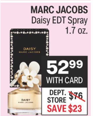 CVS Marc jacobs daisy edt spray 1.7 oz. offer