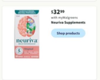 Walgreens Neuriva supplements offer