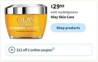 Walgreens Olay skin care offer