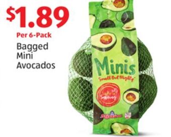 Aldi Bagged mini avocados offer