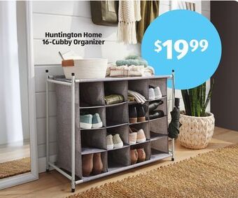 Aldi Huntington home 16-cubby organizer offer