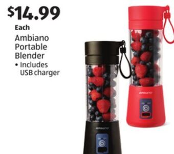 Aldi Ambiano portable blender offer