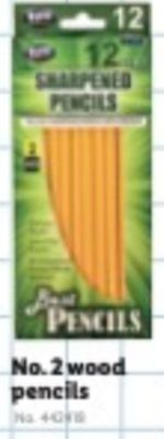 Lidl No. 2 wood pencils offer