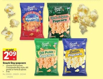 Lidl Snack day popcorn offer