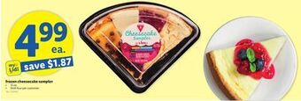 Lidl Frozen cheesecake sampler offer