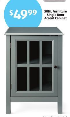 Aldi Sohl furniture single door accent cabinet offer