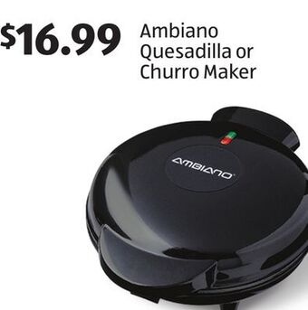 Aldi Ambiano quesadilla or churro maker offer