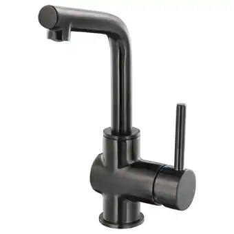 Ikea Lundskär bath faucet with strainer, black offer