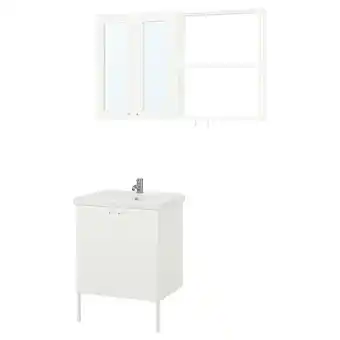 Ikea Enhet bathroom, white/white frame, 24x18x24 offer