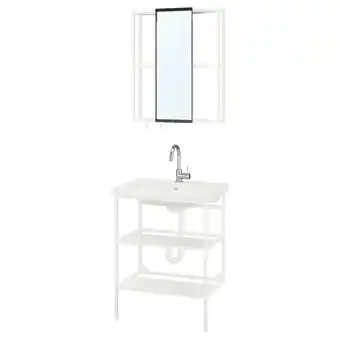 Ikea Enhet bathroom, white, 24x18x24 offer