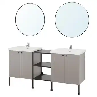 Ikea Enhet bathroom, anthracite/gray frame, 24x18x24 offer