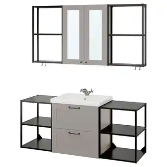 Ikea Enhet bathroom, anthracite/gray frame, 24x18x24 offer