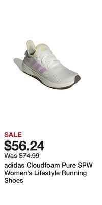 Kohl's Adidas cloudfoam pure spw women's lifestyle running shoes offer