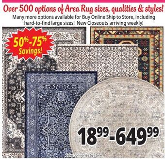 Ocean State Job Lot Area rug offer