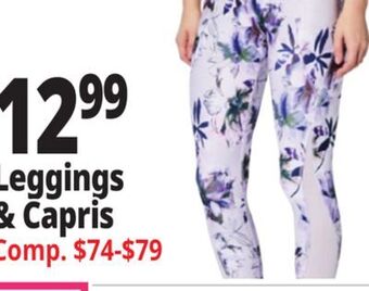 Ocean State Job Lot Leggings & capris offer