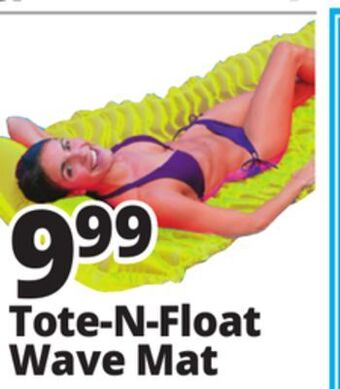 Ocean State Job Lot Intex tote-n-float wave mat offer