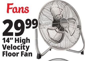 Ocean State Job Lot Penguin high velocity floor fan, 14 offer