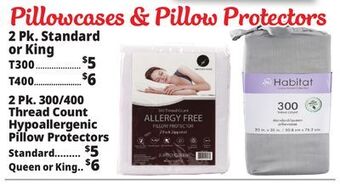 Ocean State Job Lot Pillowcases & pillow protectors offer