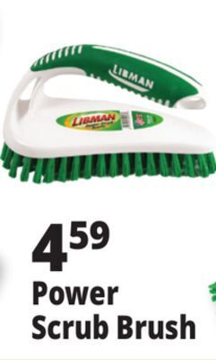 Ocean State Job Lot Power scrub brush offer